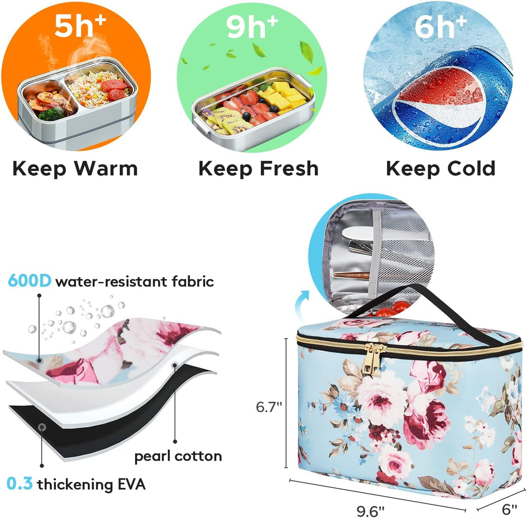Kaome Mochila de Almuerzo para Laptop de 15.6 Pulgadas para Mujeres...