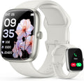 Reloj inteligente para mujeres y hombres, rastreador de fitness HD de 1.83 pulgadas (respuesta/hacer llamadas) con monitor de frecuencia cardíaca 24/7/sueño/SpO2, resistente al agua IP68, más de 100