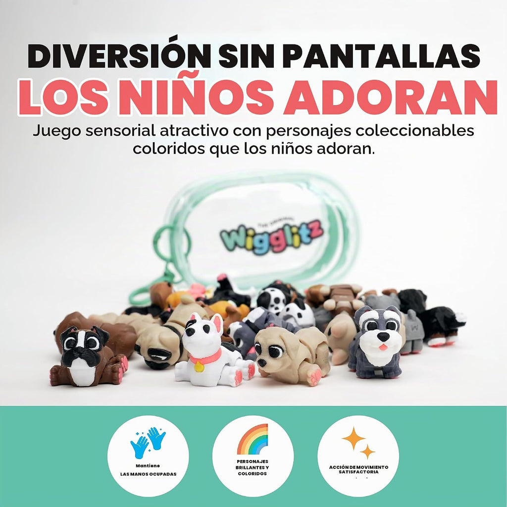 Paquete de 25 juguetes coleccionables para ansiedad de cachorros