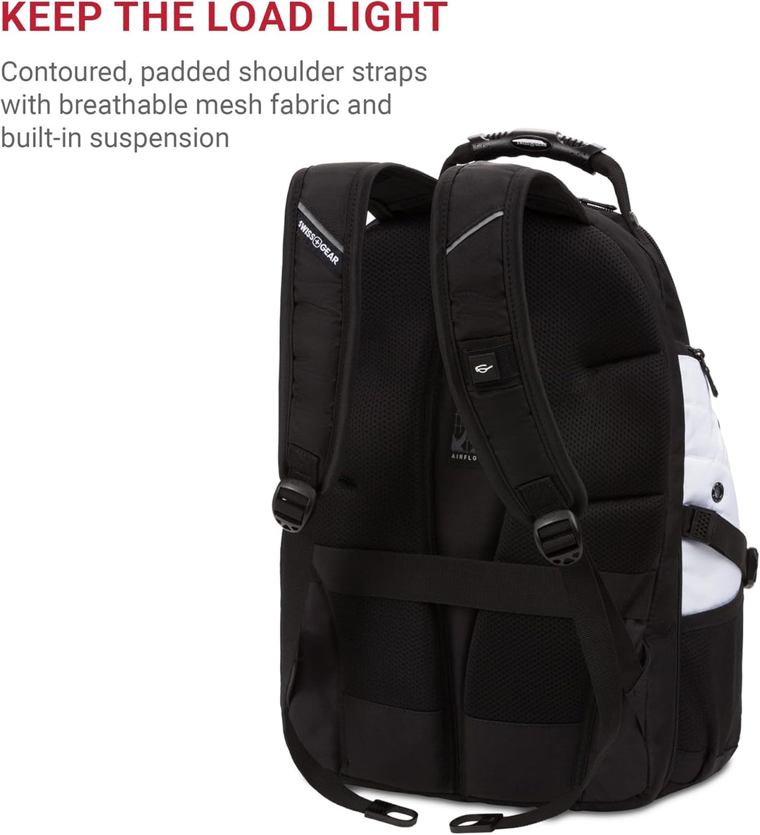 SwissGear 1900 Scansmart TSA - Mochila para portátil de 17 pulgadas...