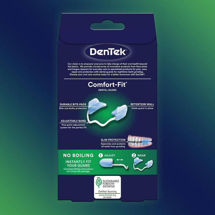 DenTek Protector dental Comfort-Fit para rechinar dientes durante l...