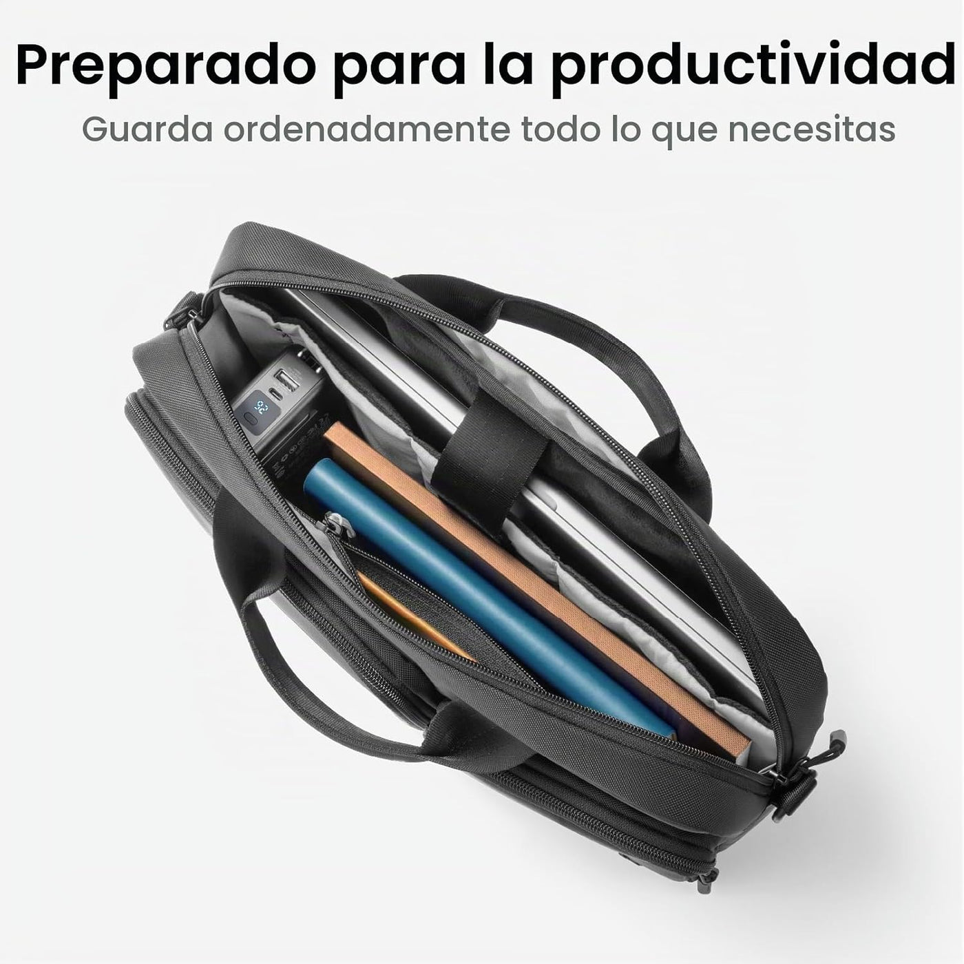 tomtoc A33 - Bolsa de hombro delgada para laptop de 13-14 pulgadas...