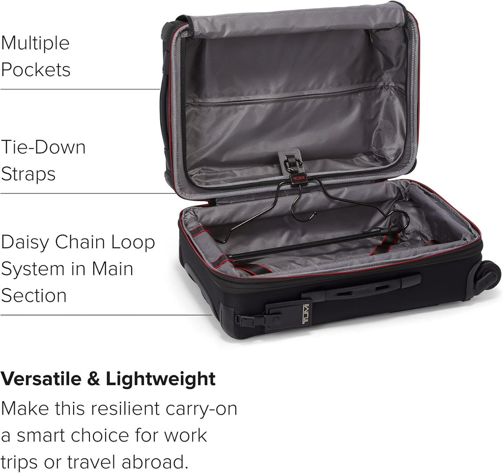 TUMI Aerotour - Maleta de mano expandible con 4 ruedas, 21.75 pulgadas