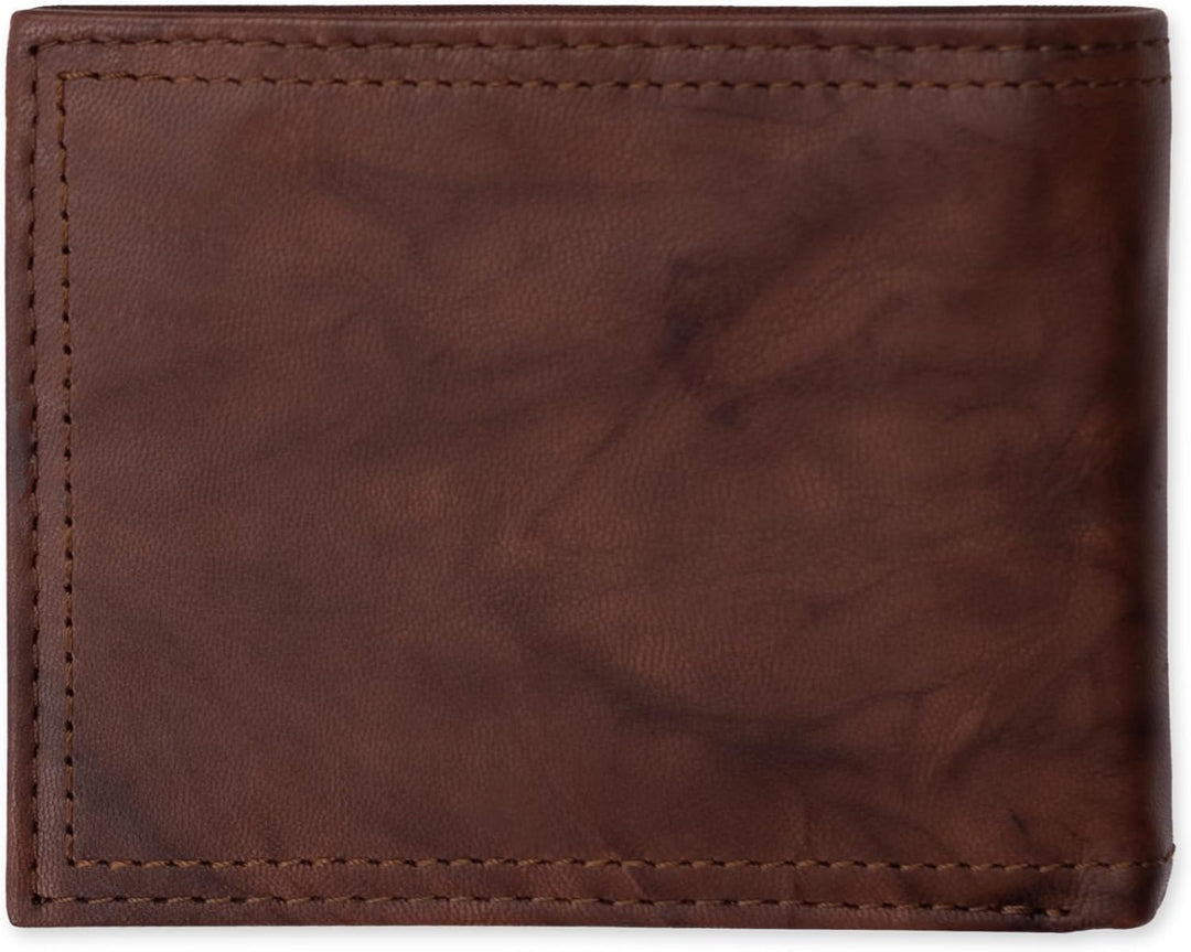 Dockers Mens piel Capacidad extra Slimfold Bifold Wallet