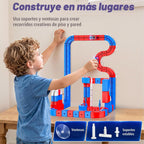 Betheaces Juego de 137 vías de tren eléctrico para niños de 3, 4, 5, 6, 7