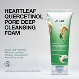 ANUA Heartleaf - Espuma limpiadora profunda de poros de