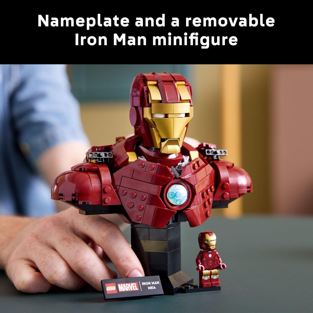 LEGO Marvel Iron Man MK4 Bust - Kit de construcción para