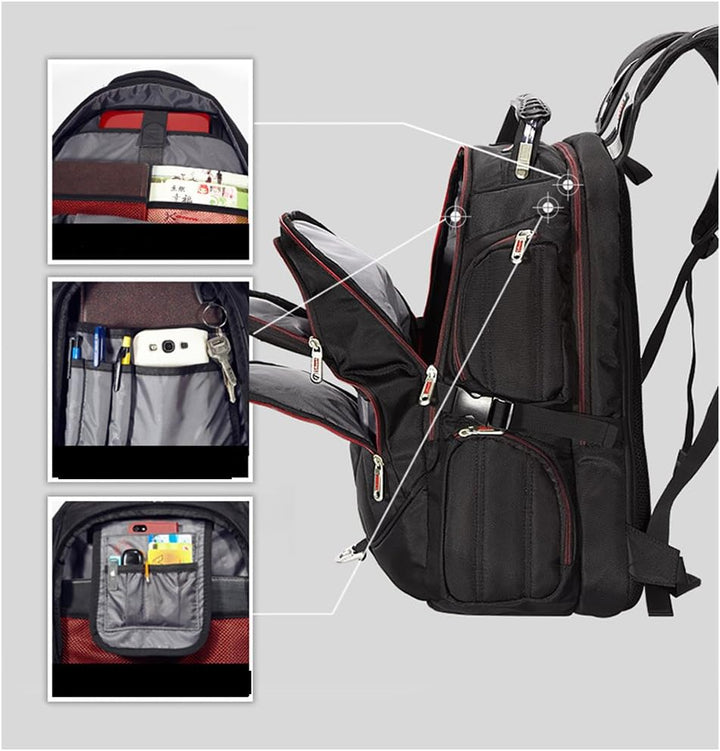 FreeBiz mochila para laptop de 18.4 pulgadas, apta para laptops par...