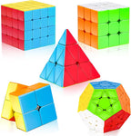 AuntyFey - Juego de 5 cubos de velocidad, cubo mágico de velocidad
