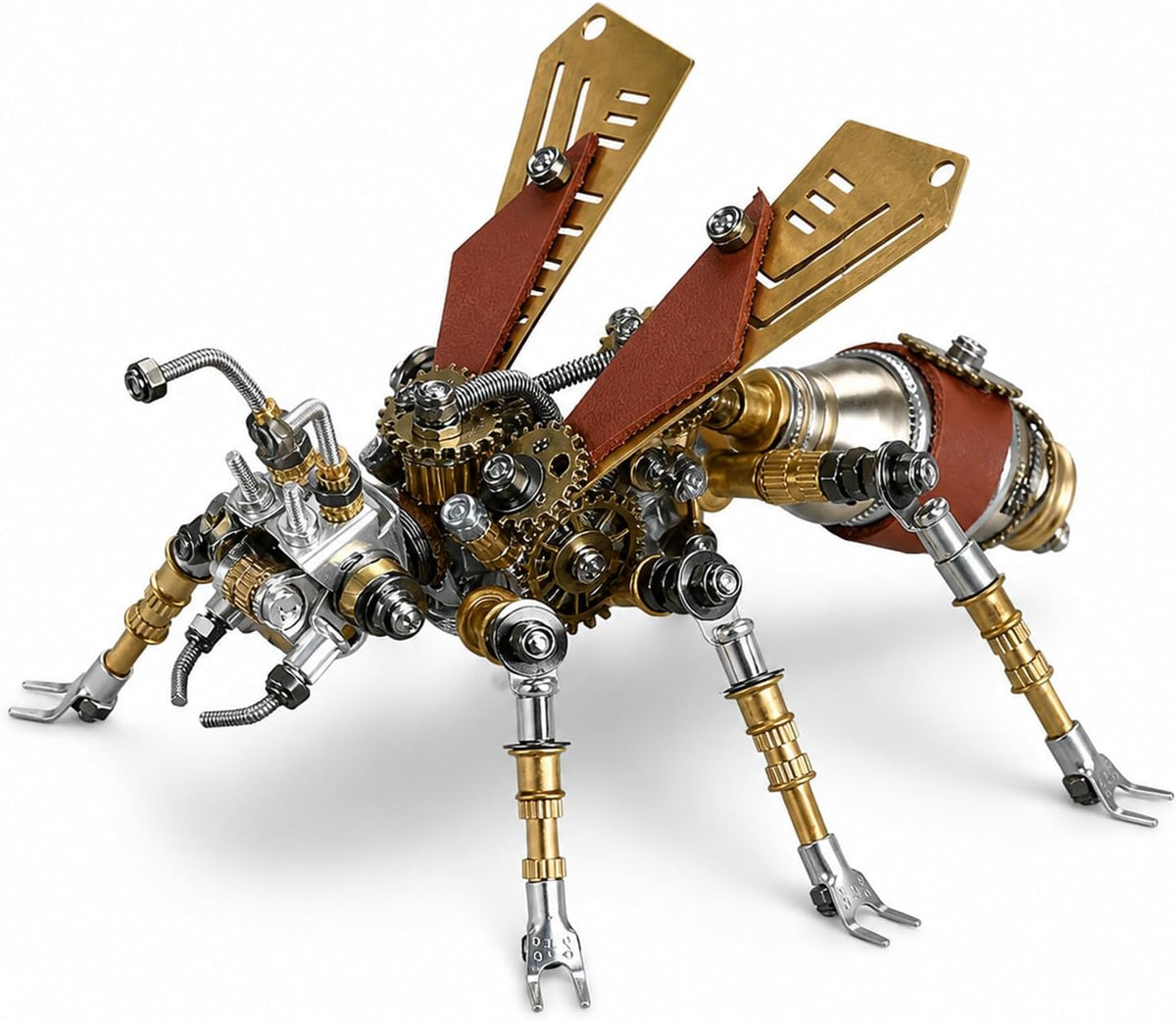 Rompecabezas de metal 3D para adultos, juego de modelos de metal de insectos punk, bloques de construcción de insectos mecánicos 3D, ensamblaje divertido de bricolaje, regalos de alta gama para hombres.