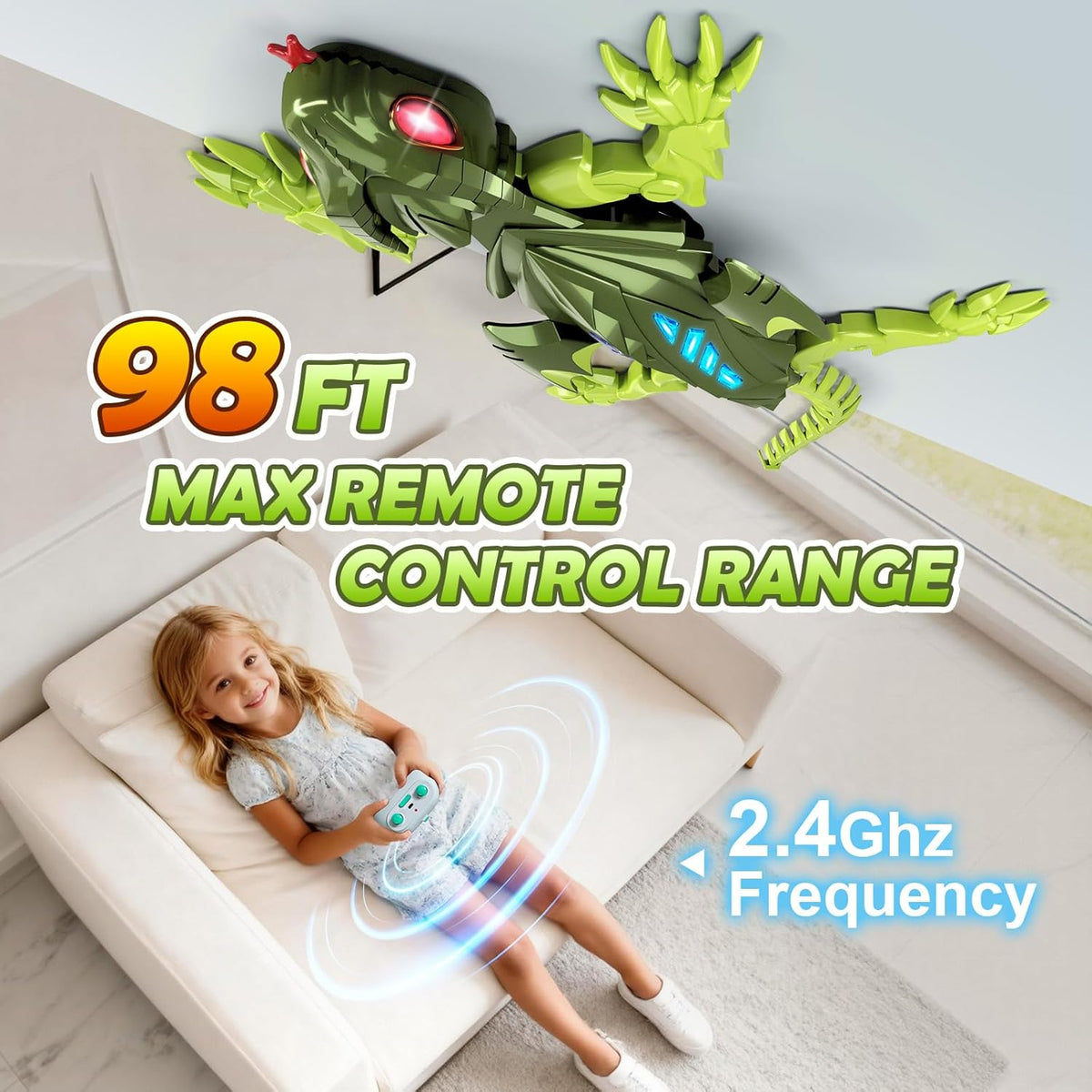 Lagarto Geco Trepador de Pared Juguetes para Niños Coche