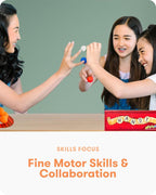 SimplyFun Handy - Juego familiar para niños y adultos a partir de 8 años - Juego de habilidades motoras finas con bolas suaves y cartas, para aula, fiesta o diversión nocturna de juego familiar