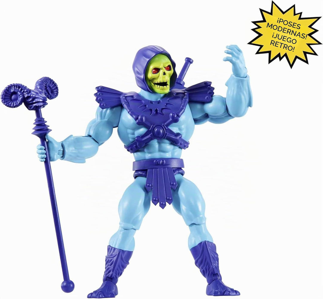 Masters of the Universe Origins Figura de acción esqueleto, 5.5 pul...
