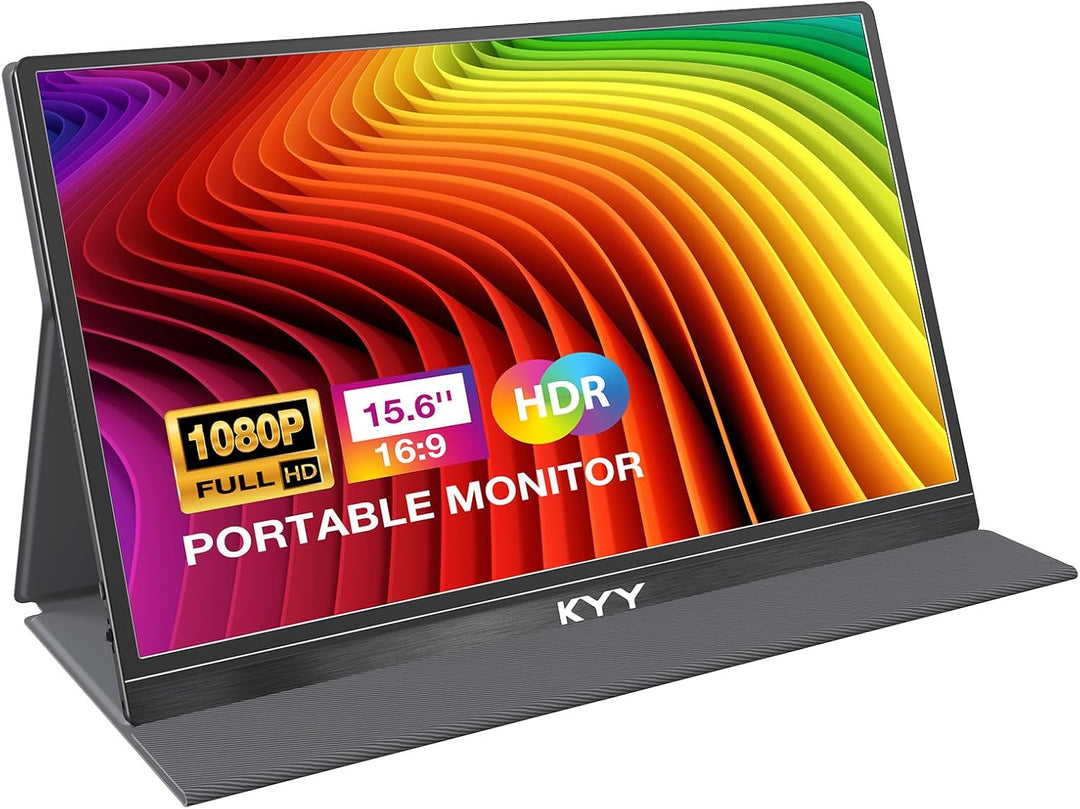 Monitor portátil KYY 15.6 '' FHD 1080P USB C HDMI Monitor para jueg...