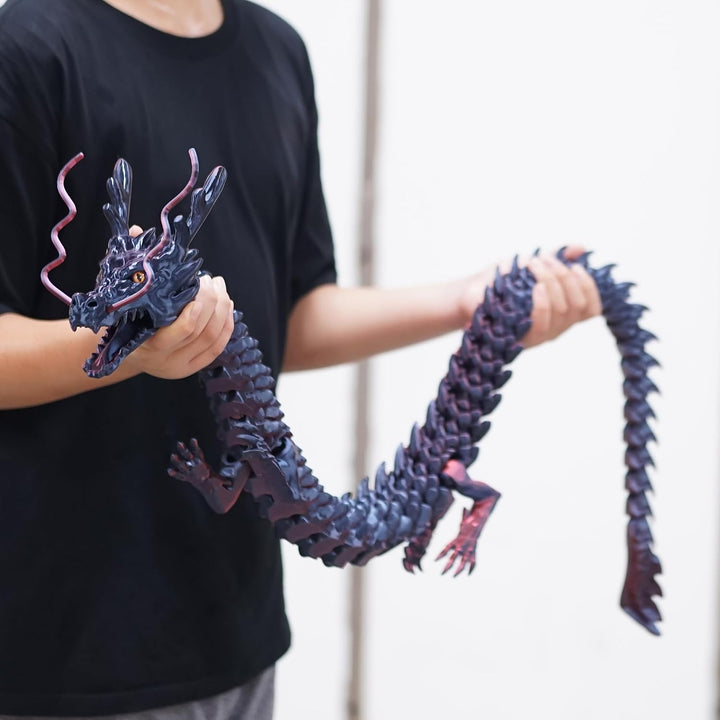 Juguetes de dragón grandes impresos en 3D, animales XXL de 47.3 pul...