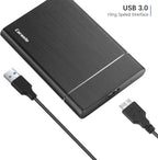 Disco Duro Externo Portátil 500GB USB 3.0 HDD Móvil para PC, Mac, Desktop, Laptop, Mac, Chromebook, Xbox One, Xbox 360, PS4 (Negro)