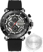 Reloj casual único para hombre, cronógrafo de moda de cara grande