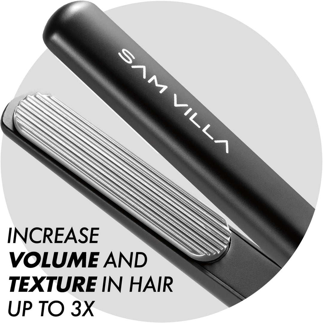 Sam Villa TEXTUR - Plancha de pelo texturizadora profesional con co...