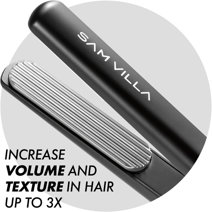 Sam Villa TEXTUR - Plancha de pelo texturizadora profesional con co...