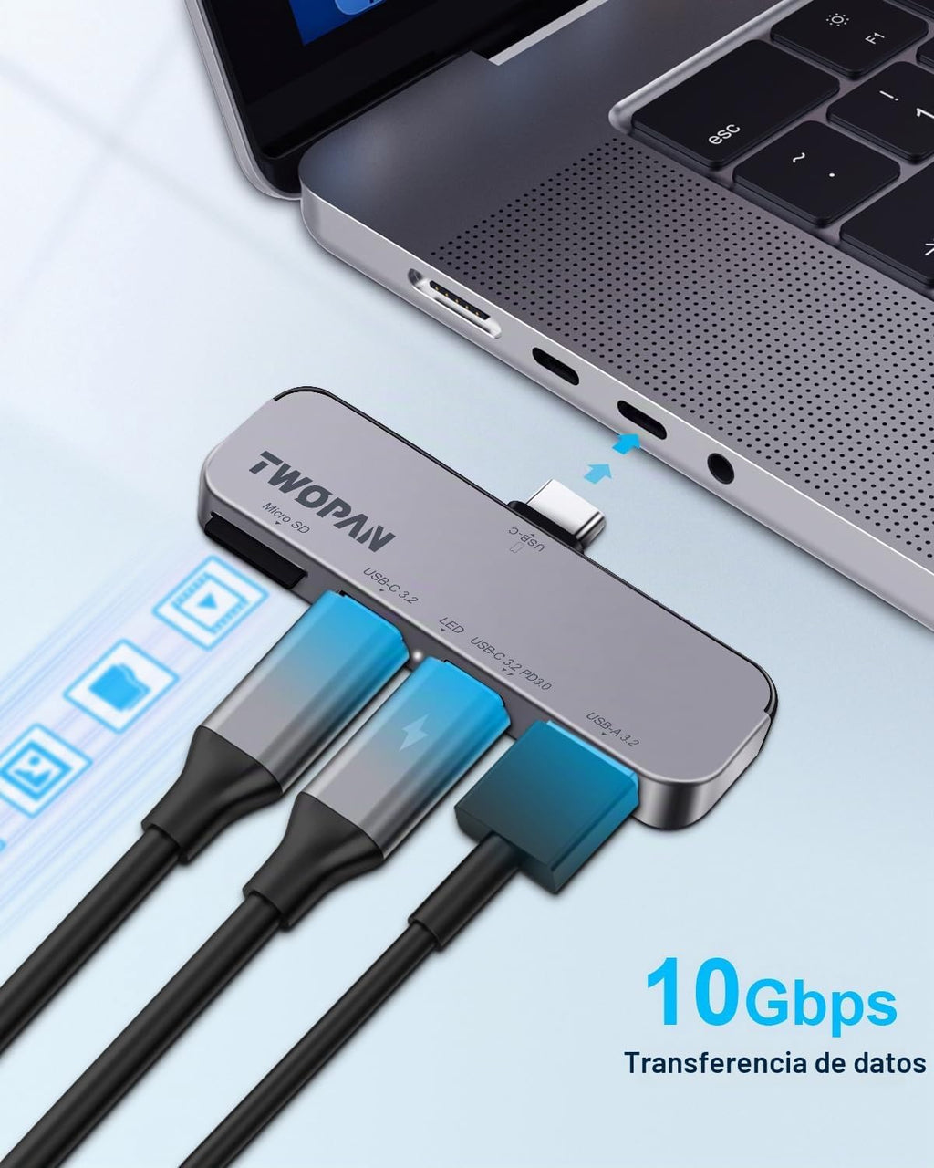TWOPAN, TP-T10, hub USB 3.2
