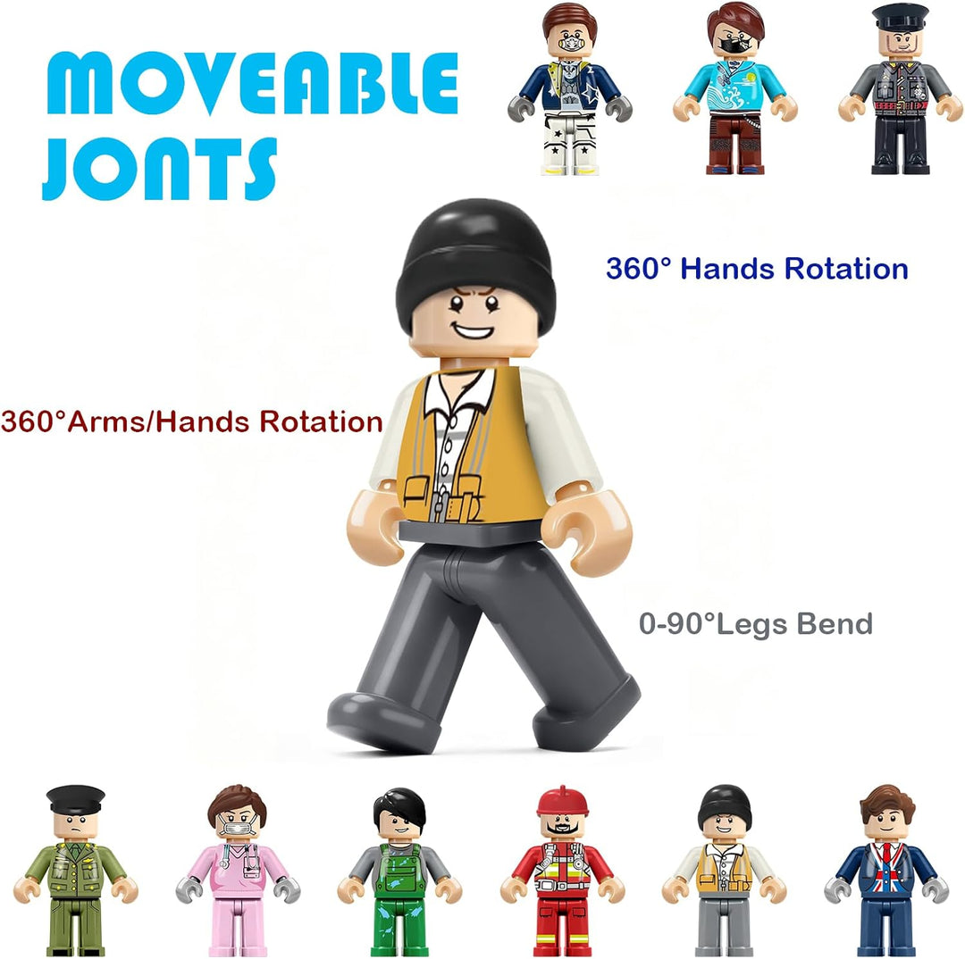 36 piezas de minifiguras mini figura de juguete relleno de