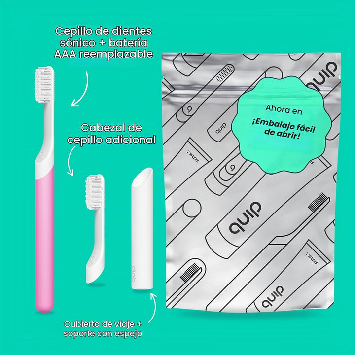 Quip - Cepillo de dientes sónico para adultos con temporizador - In...