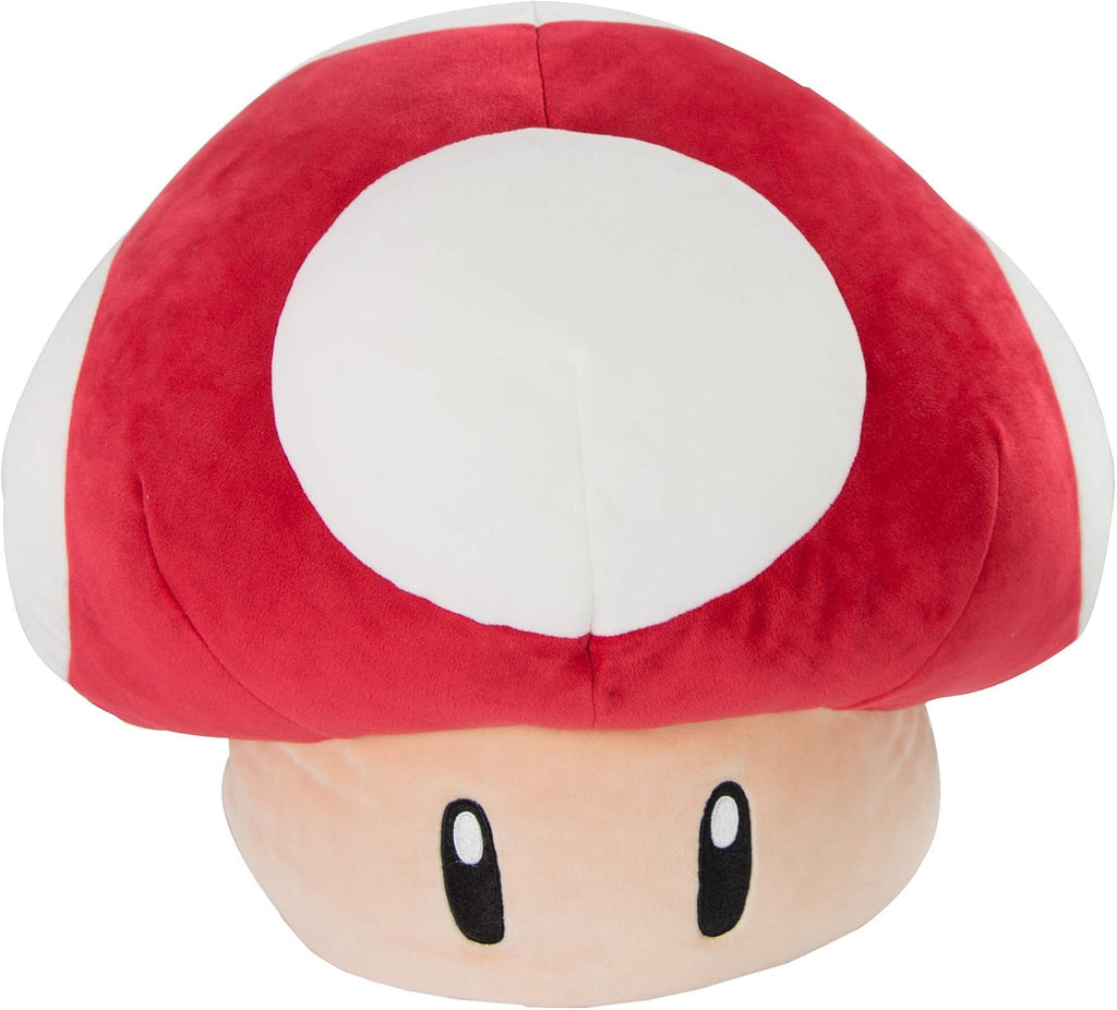 Club Mocchi Mocchi Mario Kart - Sombrero de Mario de peluche | Muy suave | ideal para niños y coleccionistas, Hongo