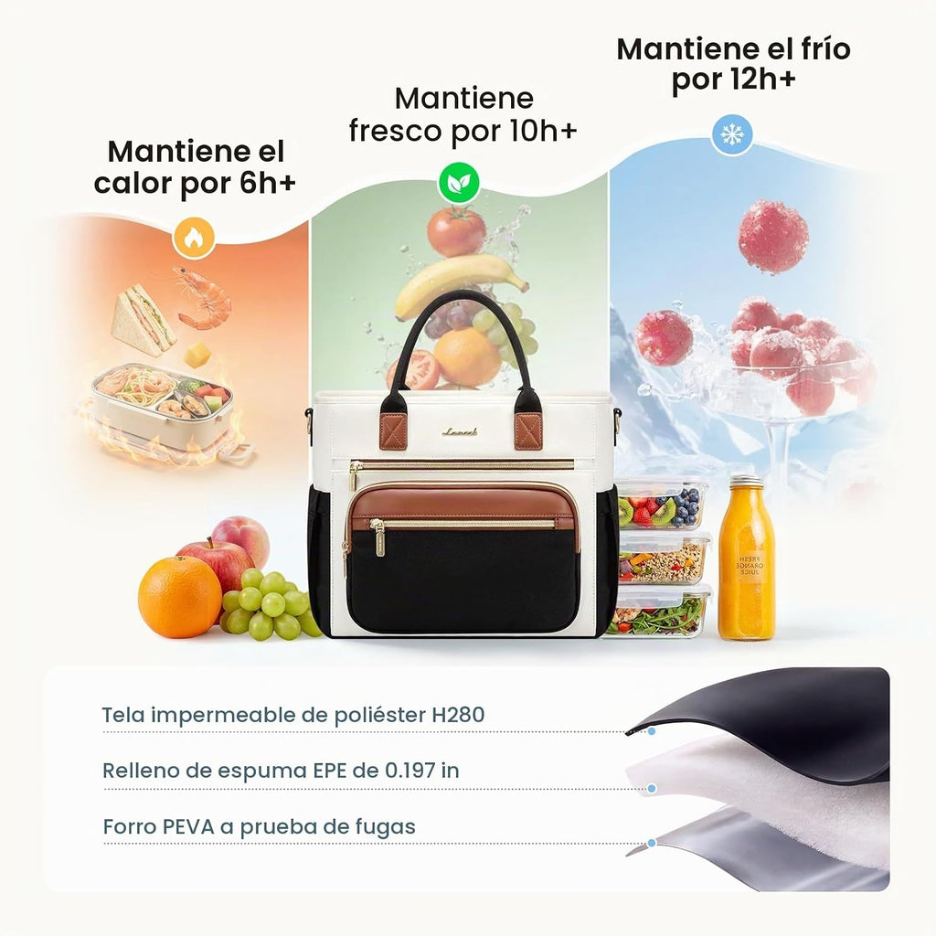 LOVEVOOK Lonchera térmica para mujeres, bolsa grande para adultos para el