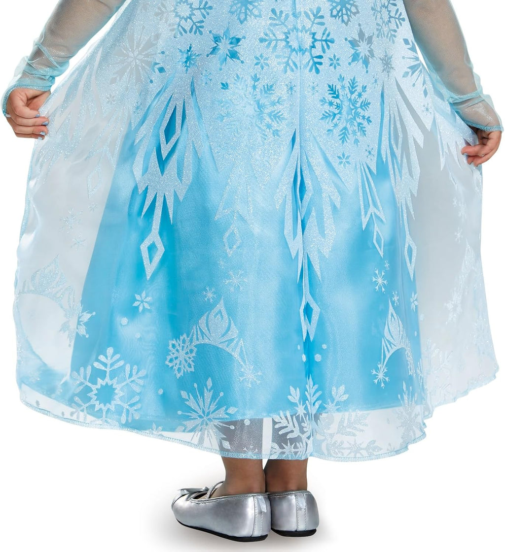 Disfraz de Elsa clásico para niñas pequeñas de Disguise, Un solo color