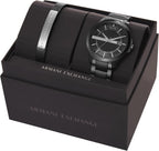 A|X ARMANI EXCHANGE - Reloj de cuarzo para hombre, de acero inoxidable, de vestir