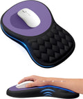 Alfombrilla ergonómica para mouse con reposamuñecas de espuma viscoelástica