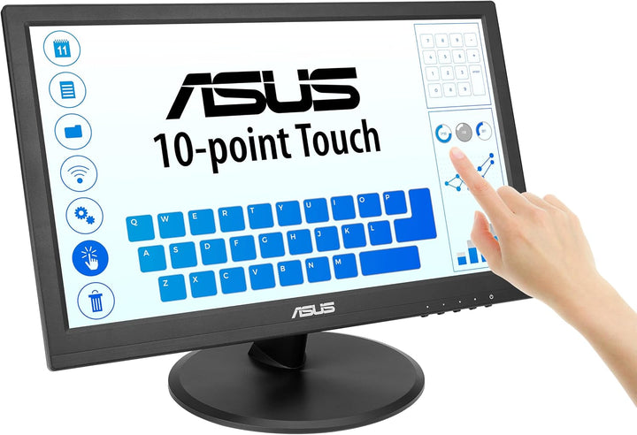 ASUS Monitor táctil 1080P de 15.6 pulgadas (VT169HE) - Full HD, pan...
