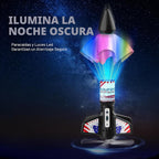Lanzador de cohetes para niños, cohete aerodinámico motorizado de lanzamiento automático