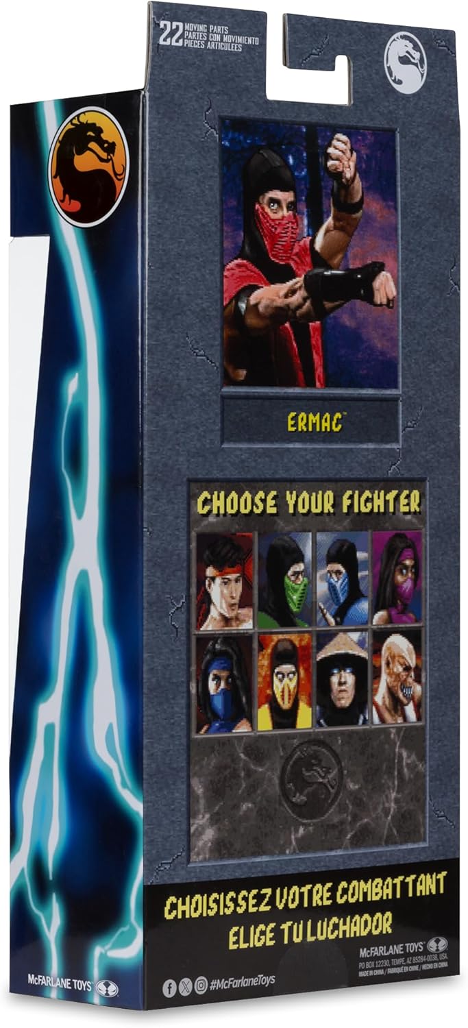 McFarlane Toys - Figura de acción Mortal Kombat Klassic Ermac de 7...