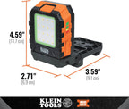 KLEIN TOOLS Luz de trabajo LED recargable 56416, 3 modos, compatible con