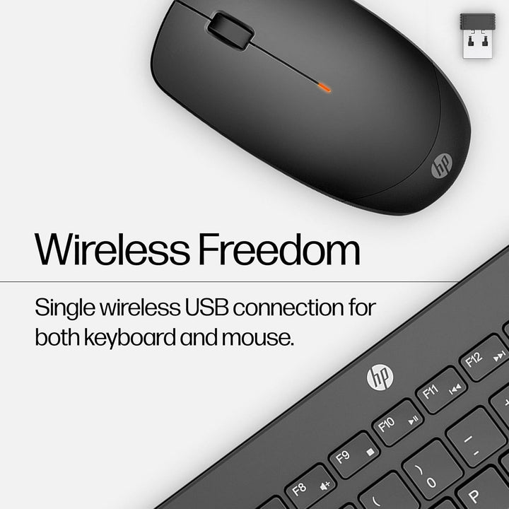 HP Combo de mouse y teclado inalámbricos 230 - Conexión inalámbrica...