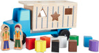 Camión de madera con 9 piezas coloridas y 2 figuras para jugar, de Melissa & Doug