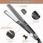 ANGGREK Plancha para el cabello, ajuste multiengranaje de 480 °F de hierro de cerámica