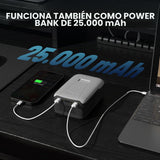 LiTHELi Cargador Portátil 2 * 4.0Ah Baterías de Litio Banco de Ener...