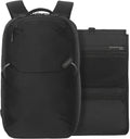 Targus Mochila Work+ EcoSmart de 15 a 16 pulgadas, organizador técnico desmontable, cremalleras con cerradura, materiales reciclados, capacidad de 23 litros, bolsillo para botella de agua, diseño