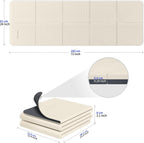 Readaeer Esterilla de Yoga Bicolor - 72"x24"x0.24" (6mm), Esterilla de Ejercicio Antideslizante TPE