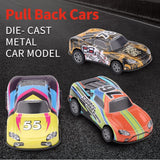 Juego de juguetes de autos de tracción de 42 pulgadas caja