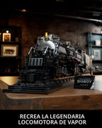 Nifeliz Locomotora Big Boy, juego de bloques de construcción de locomotora de vapor articulada, kit de exhibición de tren de vapor legendario para regalo (1,818 piezas)