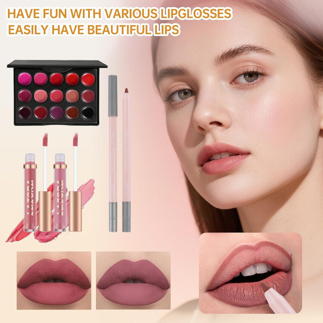 Kit de maquillaje para adolescentes y niñas, juegos de regalo de ma...