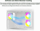 MONTECH XR-W, chasis para PC de torre media ATX para juegos, ventil...