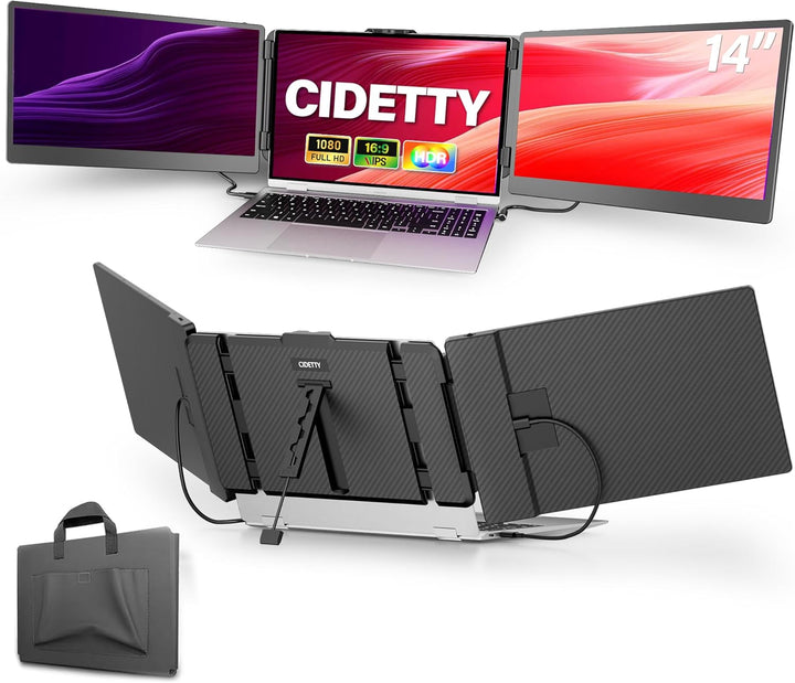 CIDETTY Extensor de pantalla para laptop, pantalla de monitor dual\...