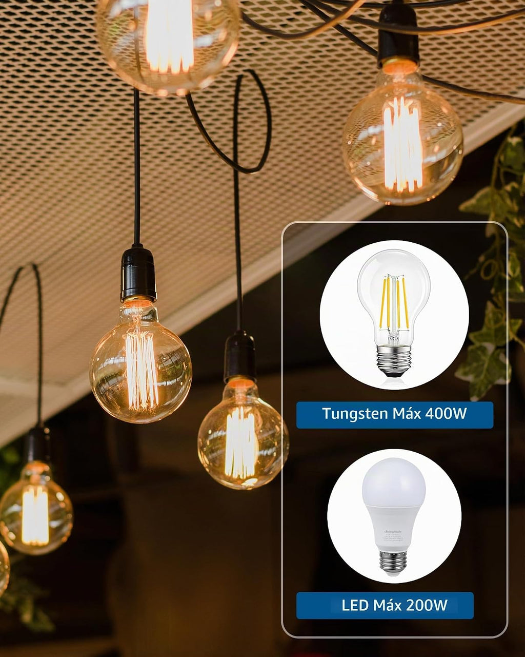 DEWENWILS Smart Dimmer Plug con Remote para Patio Lights, 2.4GHz Only