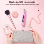 Kit de taladro de uñas profesional, lima de uñas eléctrica con luz...