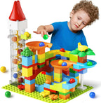 Juguete de Carrera de Mármol con Ascensor Motorizado, Kit de Laberinto de Mármol con Máquina de Movimiento Perpetuo, Juego Educativo de Construcción de Bloques de Construcción STEM, Entrenamiento de