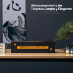 HOMEXPRO Caja de Almacenamiento de Tarjetas Coleccionables [PAQUETE DE 3] - Tapa Magnética | Se Adapta a 800 Tarjetas, 200 Toploaders, o 50 One Touch - Caja de Almacenamiento de Tarjetas de Béisbol